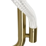 kelvo® GLOW KLV-101-0148-V2 Φωτιστικό Τοίχου / Απλίκα LED 18W 1800lm 360° AC 220-240V IP20 Ρυθμιζόμενο Λευκό CCT με On/Off 2700K/4500K/6000K - Lumileds SMD Chip - Χρυσό Πλατίνα - Μ65 x Π30 x Υ30cm - 3 Χρόνια Εγγύηση