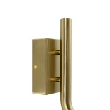 kelvo® GLOW KLV-101-0148-V2 Φωτιστικό Τοίχου / Απλίκα LED 18W 1800lm 360° AC 220-240V IP20 Ρυθμιζόμενο Λευκό CCT με On/Off 2700K/4500K/6000K - Lumileds SMD Chip - Χρυσό Πλατίνα - Μ65 x Π30 x Υ30cm - 3 Χρόνια Εγγύηση