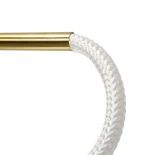 kelvo® GLOW KLV-101-0168-V2 Φωτιστικό Οροφής LED 24W 2400lm 360° AC 220-240V IP20 Ρυθμιζόμενο Λευκό CCT με On/Off 2700K/4500K/6000K - Lumileds SMD Chip - Χρυσό Πλατίνα - Μ30 x Π15 x Υ70cm - 3 Χρόνια Εγγύηση