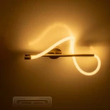 kelvo® GLOW KLV-101-0168-V2 Φωτιστικό Οροφής LED 24W 2400lm 360° AC 220-240V IP20 Ρυθμιζόμενο Λευκό CCT με On/Off 2700K/4500K/6000K - Lumileds SMD Chip - Χρυσό Πλατίνα - Μ30 x Π15 x Υ70cm - 3 Χρόνια Εγγύηση