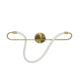 kelvo® GLOW KLV-101-0169-V2 Φωτιστικό Οροφής LED 18W 1800lm 360° AC 220-240V IP20 Ρυθμιζόμενο Λευκό CCT με On/Off 2700K/4500K/6000K - Lumileds SMD Chip - Χρυσό Πλατίνα - Μ30 x Π15 x Υ70cm - 3 Χρόνια Εγγύηση