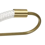 kelvo® GLOW KLV-101-0169-V2 Φωτιστικό Οροφής LED 18W 1800lm 360° AC 220-240V IP20 Ρυθμιζόμενο Λευκό CCT με On/Off 2700K/4500K/6000K - Lumileds SMD Chip - Χρυσό Πλατίνα - Μ30 x Π15 x Υ70cm - 3 Χρόνια Εγγύηση