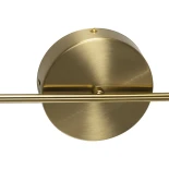 kelvo® GLOW KLV-101-0169-V2 Φωτιστικό Οροφής LED 18W 1800lm 360° AC 220-240V IP20 Ρυθμιζόμενο Λευκό CCT με On/Off 2700K/4500K/6000K - Lumileds SMD Chip - Χρυσό Πλατίνα - Μ30 x Π15 x Υ70cm - 3 Χρόνια Εγγύηση