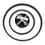 kelvo® DIAMOND KLV-101-0235-V2 Κρεμαστό Φωτιστικό Οροφής LED 75W 7500lm 360° AC 220-240V IP20 Ρυθμιζόμενο Λευκό CCT με Χειριστήριο από 2700K έως 6000K Dimmable - Lumileds SMD Chip - Μαύρο Ματ - Μ60 x Π60 x Υ40cm - 3 Χρόνια Εγγύηση