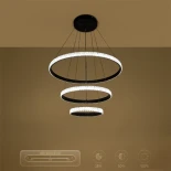 kelvo® DIAMOND KLV-101-0237-V2 Κρεμαστό Φωτιστικό Οροφής LED 100W 10000lm 180° AC 220-240V IP20 Ρυθμιζόμενο Λευκό CCT με Χειριστήριο από 2700K έως 6000K Dimmable - Lumileds SMD Chip - Μαύρο Ματ - Μ60 x Π60 x Υ60cm - 3 Χρόνια Εγγύηση