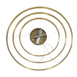 kelvo® DIAMOND KLV-101-0242-V2 Κρεμαστό Φωτιστικό Οροφής LED 150W 15000lm 180° AC 220-240V IP20 Ρυθμιζόμενο Λευκό CCT με Χειριστήριο από 2700K έως 6000K Dimmable - Lumileds SMD Chip - Χρυσό Πλατίνα - Μ100 x Π100 x Υ100cm - 3 Χρόνια Εγγύηση