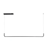 kelvo® LINARIA KLV-101-0255 Κρεμαστό Φωτιστικό Οροφής LED 36W 3600lm 180° AC 220-240V IP20 Ρυθμιζόμενο Λευκό CCT με Χειριστήριο από 2700K έως 6000K Dimmable - Lumileds SMD Chip - Μαύρο Ματ - Μ120 x Π2 x Υ10cm - 3 Χρόνια Εγγύηση