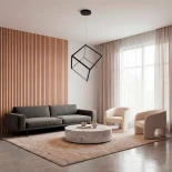 kelvo® KIBOO KLV-101-0261 Κρεμαστό Φωτιστικό Οροφής LED 36W 3600lm 360° AC 220-240V IP20 Ρυθμιζόμενο Λευκό CCT με Χειριστήριο από 2700K έως 6000K Dimmable - Lumileds SMD Chip - Μαύρο Ματ - Μ40 x Π40 x Υ40cm - 3 Χρόνια Εγγύηση