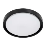 kelvo® BARCHETTA KLV-101-0265-V2 Φωτιστικό Οροφής LED 72W 7200lm 120° AC 220-240V IP20 Ρυθμιζόμενο Λευκό CCT με Χειριστήριο από 2700K έως 6000K Dimmable - Lumileds SMD Chip - Μαύρο Ματ - Μ48 x Π48 x Υ8.2cm - 3 Χρόνια Εγγύηση