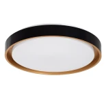 kelvo® BARCHETTA KLV-101-0266 Κρεμαστό Φωτιστικό Οροφής LED 72W 7200lm 120° AC 220-240V IP20 Ρυθμιζόμενο Λευκό CCT με Χειριστήριο από 2700K έως 6000K Dimmable - Lumileds SMD Chip - Μαύρο & Σαμπανιζέ Χρυσό Ματ - Μ48 x Π48 x Υ8.2cm - 3 Χρόνια Εγγύηση