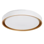 kelvo® BARCHETTA KLV-101-0267 Κρεμαστό Φωτιστικό Οροφής LED 72W 7200lm 120° AC 220-240V IP20 Ρυθμιζόμενο Λευκό CCT με Χειριστήριο από 2700K έως 6000K Dimmable - Lumileds SMD Chip - Λευκό & Σαμπανιζέ Χρυσό Ματ - Μ48 x Π48 x Υ8.2cm - 3 Χρόνια Εγγύηση