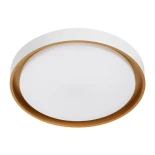 kelvo® BARCHETTA KLV-101-0267 Κρεμαστό Φωτιστικό Οροφής LED 72W 7200lm 120° AC 220-240V IP20 Ρυθμιζόμενο Λευκό CCT με Χειριστήριο από 2700K έως 6000K Dimmable - Lumileds SMD Chip - Λευκό & Σαμπανιζέ Χρυσό Ματ - Μ48 x Π48 x Υ8.2cm - 3 Χρόνια Εγγύηση