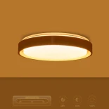 kelvo® BARCHETTA KLV-101-0267-V2 Φωτιστικό Οροφής LED 72W 7200lm 120° AC 220-240V IP20 Ρυθμιζόμενο Λευκό CCT με Χειριστήριο από 2700K έως 6000K Dimmable - Lumileds SMD Chip - Λευκό & Σαμπανιζέ Χρυσό Ματ - Μ48 x Π48 x Υ8.2cm - 3 Χρόνια Εγγύηση