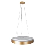 kelvo® BARCHETTA KLV-101-0268 Κρεμαστό Φωτιστικό Οροφής LED 72W 7200lm 120° AC 220-240V IP20 Ρυθμιζόμενο Λευκό CCT με Χειριστήριο από 2700K έως 6000K Dimmable - Lumileds SMD Chip - Σαμπανιζέ Χρυσό Ματ - Μ48 x Π48 x Υ8.2cm - 3 Χρόνια Εγγύηση