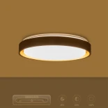 kelvo® BARCHETTA KLV-101-0268-V2 Φωτιστικό Οροφής LED 72W 7200lm 120° AC 220-240V IP20 Ρυθμιζόμενο Λευκό CCT με Χειριστήριο από 2700K έως 6000K Dimmable - Lumileds SMD Chip - Σαμπανιζέ Χρυσό Ματ - Μ48 x Π48 x Υ8.2cm - 3 Χρόνια Εγγύηση