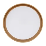 kelvo® BARCHETTA KLV-101-0268-V2 Φωτιστικό Οροφής LED 72W 7200lm 120° AC 220-240V IP20 Ρυθμιζόμενο Λευκό CCT με Χειριστήριο από 2700K έως 6000K Dimmable - Lumileds SMD Chip - Σαμπανιζέ Χρυσό Ματ - Μ48 x Π48 x Υ8.2cm - 3 Χρόνια Εγγύηση