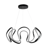 kelvo® TARANTULA KLV-101-0269 Κρεμαστό Φωτιστικό Οροφής LED 120W 12000lm 360° AC 220-240V IP20 Ρυθμιζόμενο Λευκό CCT με Χειριστήριο από 2700K έως 6000K Dimmable - Lumileds SMD Chip - Μαύρο Ματ - Μ78 x Π78 x Υ31.5cm - 3 Χρόνια Εγγύηση