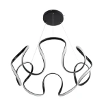 kelvo® TARANTULA KLV-101-0269 Κρεμαστό Φωτιστικό Οροφής LED 120W 12000lm 360° AC 220-240V IP20 Ρυθμιζόμενο Λευκό CCT με Χειριστήριο από 2700K έως 6000K Dimmable - Lumileds SMD Chip - Μαύρο Ματ - Μ78 x Π78 x Υ31.5cm - 3 Χρόνια Εγγύηση