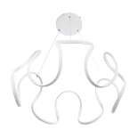 kelvo® TARANTULA KLV-101-0270 Κρεμαστό Φωτιστικό Οροφής LED 120W 12000lm 360° AC 220-240V IP20 Ρυθμιζόμενο Λευκό CCT με Χειριστήριο από 2700K έως 6000K Dimmable - Lumileds SMD Chip - Λευκό Ματ - Μ78 x Π78 x Υ31.5cm - 3 Χρόνια Εγγύηση