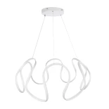 kelvo® TARANTULA KLV-101-0270 Κρεμαστό Φωτιστικό Οροφής LED 120W 12000lm 360° AC 220-240V IP20 Ρυθμιζόμενο Λευκό CCT με Χειριστήριο από 2700K έως 6000K Dimmable - Lumileds SMD Chip - Λευκό Ματ - Μ78 x Π78 x Υ31.5cm - 3 Χρόνια Εγγύηση