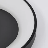 kelvo® SALEM KLV-101-0277 Φωτιστικό Οροφής LED 75W 7500lm 120° AC 220-240V IP20 Ρυθμιζόμενο Λευκό CCT με Χειριστήριο από 2700K έως 6000K Dimmable - Lumileds SMD Chip - Μαύρο Ματ - Μ45 x Π45 x Υ9.5cm - 3 Χρόνια Εγγύηση