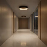 kelvo® SALEM KLV-101-0280 Φωτιστικό Οροφής LED 75W 7500lm 120° AC 220-240V IP20 Ρυθμιζόμενο Λευκό CCT με Χειριστήριο από 2700K έως 6000K Dimmable - Lumileds SMD Chip - Καφέ Ματ - Μ45 x Π45 x Υ9.5cm - 3 Χρόνια Εγγύηση