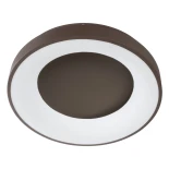 kelvo® SALEM KLV-101-0280 Φωτιστικό Οροφής LED 75W 7500lm 120° AC 220-240V IP20 Ρυθμιζόμενο Λευκό CCT με Χειριστήριο από 2700K έως 6000K Dimmable - Lumileds SMD Chip - Καφέ Ματ - Μ45 x Π45 x Υ9.5cm - 3 Χρόνια Εγγύηση