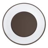 kelvo® SALEM KLV-101-0280 Φωτιστικό Οροφής LED 75W 7500lm 120° AC 220-240V IP20 Ρυθμιζόμενο Λευκό CCT με Χειριστήριο από 2700K έως 6000K Dimmable - Lumileds SMD Chip - Καφέ Ματ - Μ45 x Π45 x Υ9.5cm - 3 Χρόνια Εγγύηση