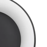 kelvo® SALEM KLV-101-0281 Φωτιστικό Οροφής LED 105W 10500lm 120° AC 220-240V IP20 Ρυθμιζόμενο Λευκό CCT με Χειριστήριο από 2700K έως 6000K Dimmable - Lumileds SMD Chip - Μαύρο Ματ - Μ60 x Π60 x Υ9.5cm - 3 Χρόνια Εγγύηση