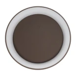 kelvo® SALEM KLV-101-0284 Φωτιστικό Οροφής LED 105W 10500lm 120° AC 220-240V IP20 Ρυθμιζόμενο Λευκό CCT με Χειριστήριο από 2700K έως 6000K Dimmable - Lumileds SMD Chip - Καφέ Ματ - Μ60 x Π60 x Υ9.5cm - 3 Χρόνια Εγγύηση