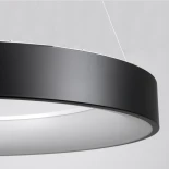 kelvo® SALEM KLV-101-0289 Κρεμαστό Φωτιστικό Οροφής LED 105W 10500lm 120° AC 220-240V IP20 Ρυθμιζόμενο Λευκό CCT με Χειριστήριο από 2700K έως 6000K Dimmable - Lumileds SMD Chip - Μαύρο Ματ - Μ60 x Π60 x Υ6cm - 3 Χρόνια Εγγύηση