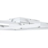 kelvo® QUADRA KLV-101-0294 Φωτιστικό Οροφής LED 100W 10000lm 120° AC 220-240V IP20 Ρυθμιζόμενο Λευκό CCT με Χειριστήριο από 2700K έως 6000K Dimmable - Lumileds SMD Chip - Λευκό Ματ - Μ85 x Π45 x Υ9cm - 3 Χρόνια Εγγύηση
