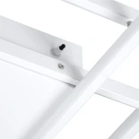 kelvo® QUADRA KLV-101-0297 Φωτιστικό Οροφής LED 120W 12000lm 120° AC 220-240V IP20 Ρυθμιζόμενο Λευκό CCT με Χειριστήριο από 2700K έως 6000K Dimmable - Lumileds SMD Chip - Λευκό Ματ - Μ105 x Π60 x Υ9cm - 3 Χρόνια Εγγύηση