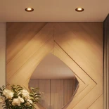 kelvo® DOT KLV-101-0299 Χωνευτό Φωτιστικό Downlight Σποτ LED 5W 625lm 38° AC 220-240V IP20 Θερμό Λευκό 2700K - Bridgelux COB Chip & TÜV SÜD Driver - Μαύρο Ματ - Μ4 x Π4 x Υ5.9cm / Q3.5cm - 5 Χρόνια Εγγύηση