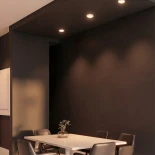 kelvo® DOT KLV-101-0301 Χωνευτό Φωτιστικό Downlight Σποτ LED 5W 625lm 38° AC 220-240V IP20 Θερμό Λευκό 2700K - Bridgelux COB Chip & TÜV SÜD Driver - Λευκό Ματ - Μ4 x Π4 x Υ5.9cm / Q3.5cm - 5 Χρόνια Εγγύηση