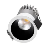 kelvo® DOT KLV-101-0303 Χωνευτό Φωτιστικό Downlight Σποτ LED 5W 650lm 38° AC 220-240V IP20 Φυσικό Λευκό 4500K - Bridgelux COB Chip & TÜV SÜD Driver - Λευκό & Μαύρο Ματ - Μ4 x Π4 x Υ5.9cm / Q3.5cm - 5 Χρόνια Εγγύηση