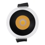 kelvo® DOT KLV-101-0303 Χωνευτό Φωτιστικό Downlight Σποτ LED 5W 650lm 38° AC 220-240V IP20 Φυσικό Λευκό 4500K - Bridgelux COB Chip & TÜV SÜD Driver - Λευκό & Μαύρο Ματ - Μ4 x Π4 x Υ5.9cm / Q3.5cm - 5 Χρόνια Εγγύηση