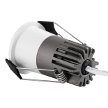 kelvo® DOT KLV-101-0304 Χωνευτό Φωτιστικό Downlight Σποτ LED 5W 650lm 38° AC 220-240V IP20 Φυσικό Λευκό 4500K - Bridgelux COB Chip & TÜV SÜD Driver - Λευκό Ματ - Μ4 x Π4 x Υ5.9cm / Q3.5cm - 5 Χρόνια Εγγύηση