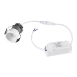 kelvo® DOT KLV-101-0304 Χωνευτό Φωτιστικό Downlight Σποτ LED 5W 650lm 38° AC 220-240V IP20 Φυσικό Λευκό 4500K - Bridgelux COB Chip & TÜV SÜD Driver - Λευκό Ματ - Μ4 x Π4 x Υ5.9cm / Q3.5cm - 5 Χρόνια Εγγύηση