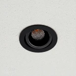 kelvo® LEO KLV-101-0311 Χωνευτό Κινούμενο Φωτιστικό Downlight Σποτ με Honeycomb Anti-Glare Reflector LED 10W 1250lm 38° AC 220-240V IP20 Θερμό Λευκό 2700K - Bridgelux COB Chip & TÜV SÜD Driver - Μαύρο Ματ - Μ8.5 x Π8.5 x Υ6.6cm / Q7.5cm - 5 Χρόνια Εγγύηση