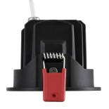 kelvo® LEO KLV-101-0314 Χωνευτό Κινούμενο Φωτιστικό Downlight Σποτ με Honeycomb Anti-Glare Reflector LED 10W 1300lm 38° AC 220-240V IP20 Φυσικό Λευκό 4500K - Bridgelux COB Chip & TÜV SÜD Driver - Μαύρο Ματ - Μ8.5 x Π8.5 x Υ6.6cm / Q7.5cm - 5 Χρόνια Εγγύησ