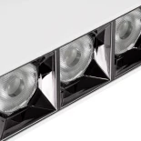 kelvo® LUMINAR KLV-101-0330 Φωτιστικό Downlight Σποτ LED 12W 1680lm 36° AC 220-240V IP20 Φυσικό Λευκό 4500K - Osram SMD Chip & TÜV SÜD Driver - Λευκό Ματ - Μ11.8 x Π4.2 x Υ6.6cm - 5 Χρόνια Εγγύηση