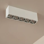 kelvo® LUMINAR KLV-101-0334 Φωτιστικό Downlight Σποτ LED 20W 2800lm 36° AC 220-240V IP20 Φυσικό Λευκό 4500K - Osram SMD Chip & TÜV SÜD Driver - Λευκό Ματ - Μ19.5 x Π4.2 x Υ6.6cm - 5 Χρόνια Εγγύηση