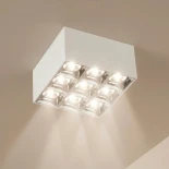 kelvo® LUMINAR KLV-101-0342 Φωτιστικό Downlight Σποτ LED 30W 4200lm 36° AC 220-240V IP20 Φυσικό Λευκό 4500K - Osram SMD Chip & TÜV SÜD Driver - Λευκό Ματ - Μ12 x Π12 x Υ6.6cm - 5 Χρόνια Εγγύηση