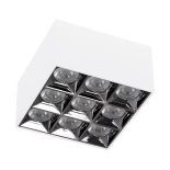 kelvo® LUMINAR KLV-101-0342 Φωτιστικό Downlight Σποτ LED 30W 4200lm 36° AC 220-240V IP20 Φυσικό Λευκό 4500K - Osram SMD Chip & TÜV SÜD Driver - Λευκό Ματ - Μ12 x Π12 x Υ6.6cm - 5 Χρόνια Εγγύηση