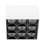 kelvo® LUMINAR KLV-101-0342 Φωτιστικό Downlight Σποτ LED 30W 4200lm 36° AC 220-240V IP20 Φυσικό Λευκό 4500K - Osram SMD Chip & TÜV SÜD Driver - Λευκό Ματ - Μ12 x Π12 x Υ6.6cm - 5 Χρόνια Εγγύηση