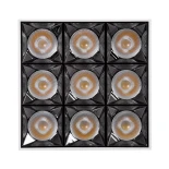 kelvo® LUMINAR KLV-101-0342 Φωτιστικό Downlight Σποτ LED 30W 4200lm 36° AC 220-240V IP20 Φυσικό Λευκό 4500K - Osram SMD Chip & TÜV SÜD Driver - Λευκό Ματ - Μ12 x Π12 x Υ6.6cm - 5 Χρόνια Εγγύηση