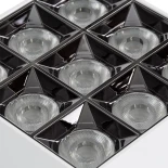 kelvo® LUMINAR KLV-101-0342 Φωτιστικό Downlight Σποτ LED 30W 4200lm 36° AC 220-240V IP20 Φυσικό Λευκό 4500K - Osram SMD Chip & TÜV SÜD Driver - Λευκό Ματ - Μ12 x Π12 x Υ6.6cm - 5 Χρόνια Εγγύηση