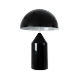 kelvo® URANUS KLV-101-0371 Επιτραπέζιο Φωτιστικό Πορτατίφ για 2 Λάμπες με Ντουί E27 AC 220-240V IP20 - Μαύρο Ματ - Μ35 x Π35 x Υ54cm