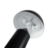 kelvo® URANUS KLV-101-0371 Επιτραπέζιο Φωτιστικό Πορτατίφ για 2 Λάμπες με Ντουί E27 AC 220-240V IP20 - Μαύρο Ματ - Μ35 x Π35 x Υ54cm